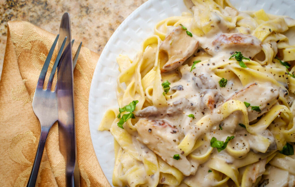 Chicken with Buttered Noodles Recipe