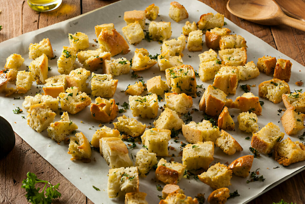 Garlic Parsley Croutons Recipe