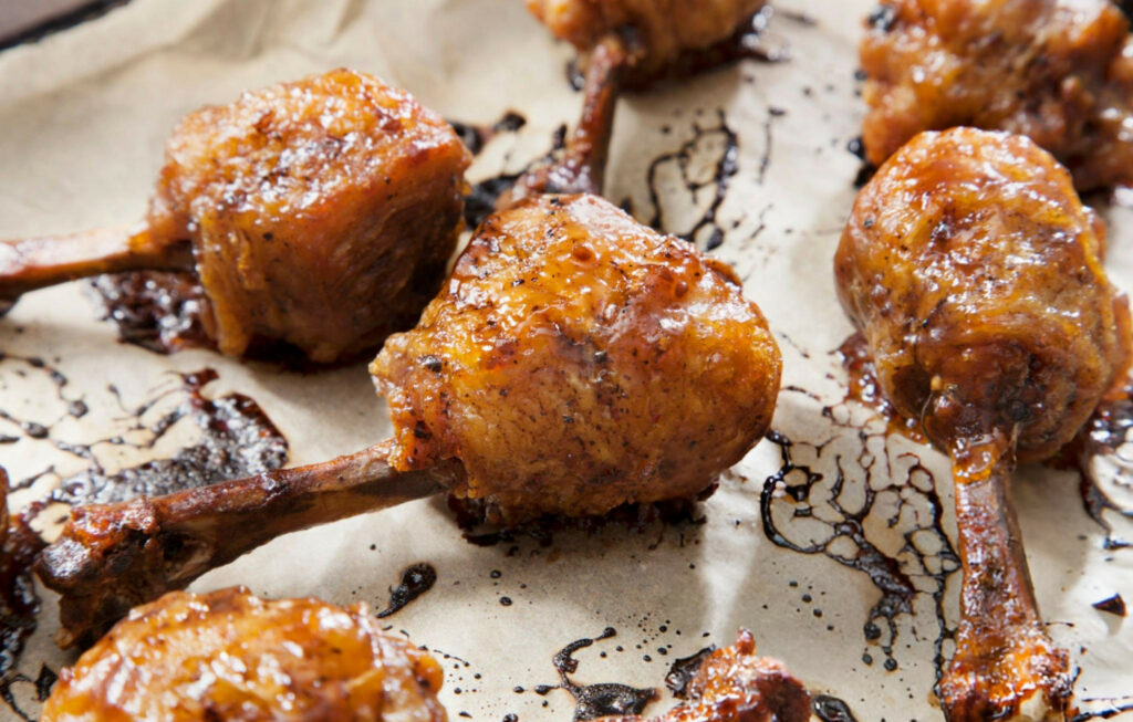 Honey Garlic Chicken Lollipops Recipe