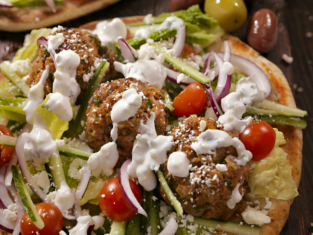 Meatball Souvlaki Recipe