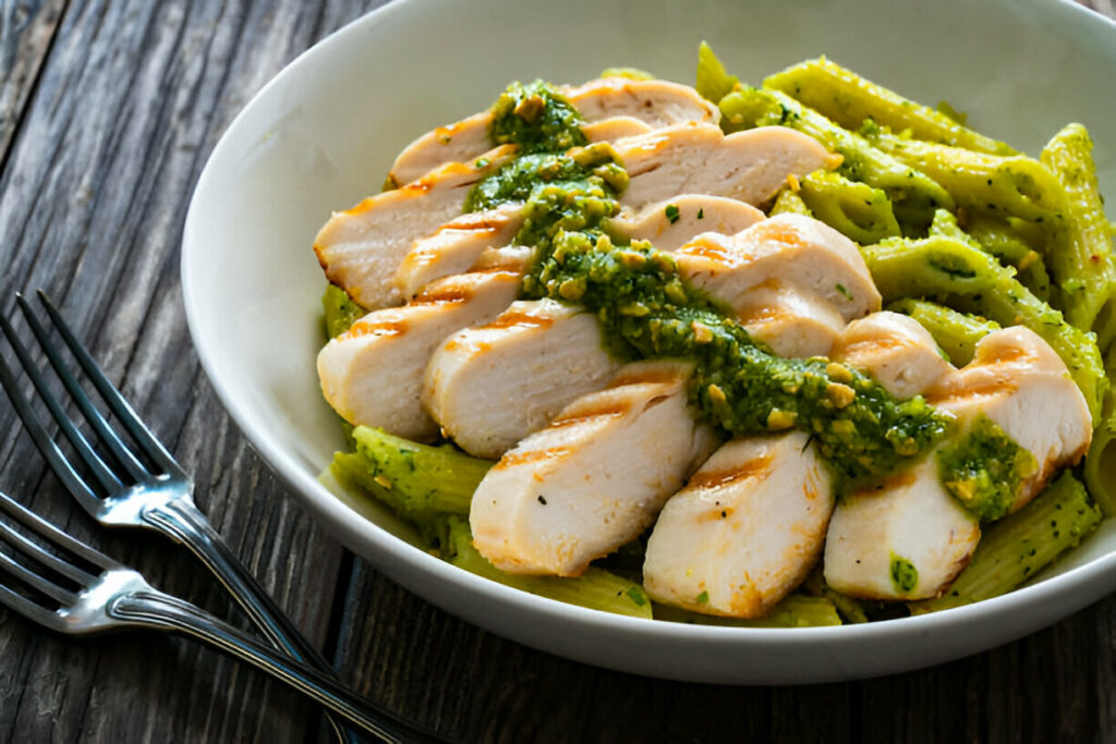 Pesto Pasta with Chicken Recipe