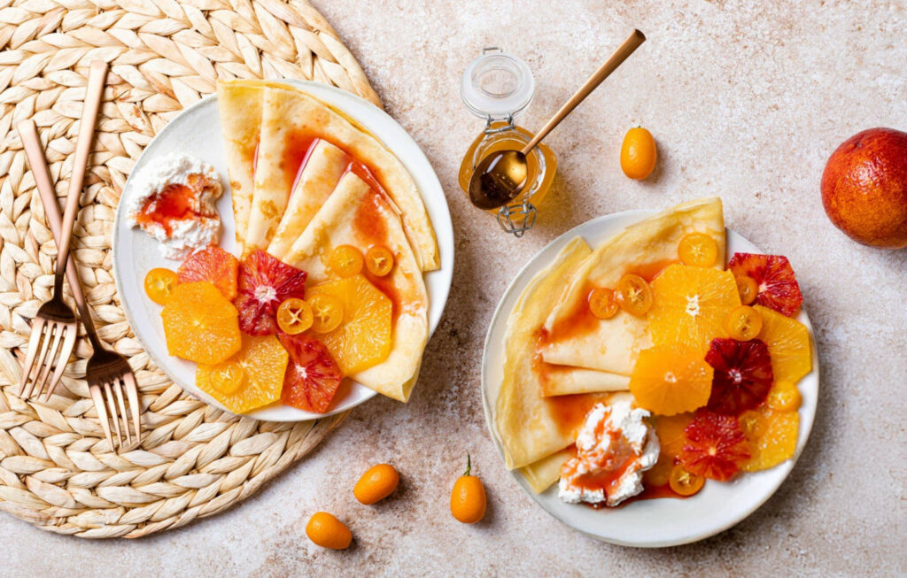 Ricotta and Orange Pancakes Recipe