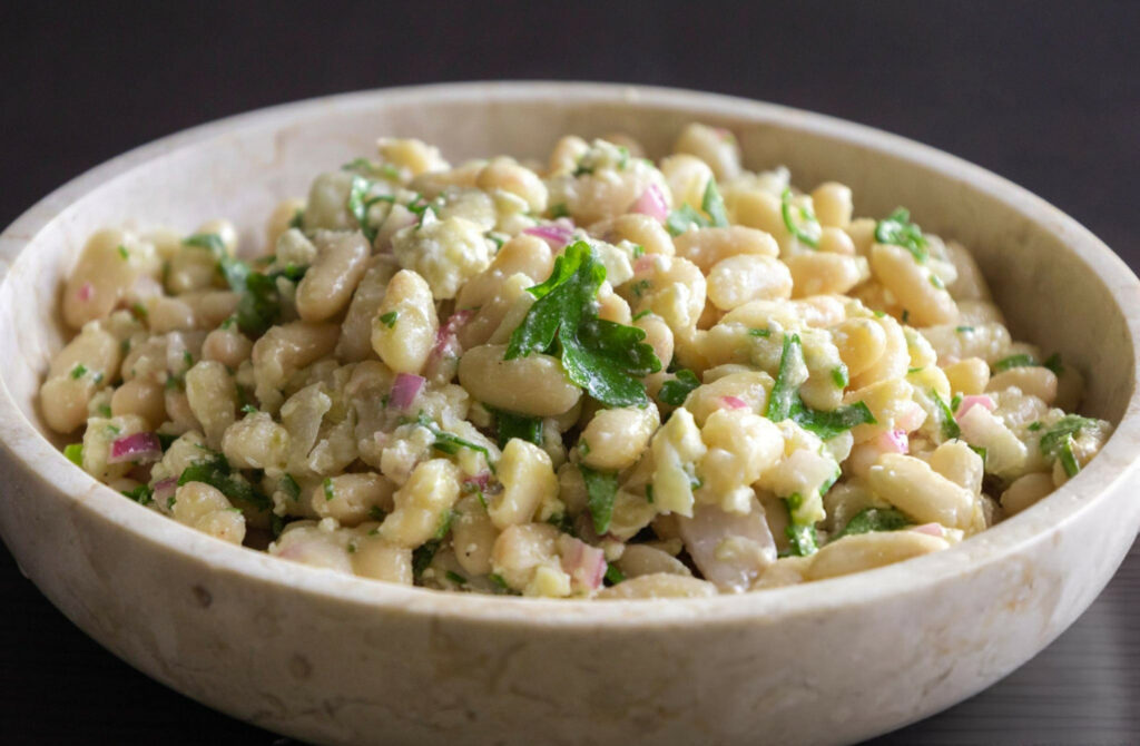 White Bean Salad with Feta Recipe