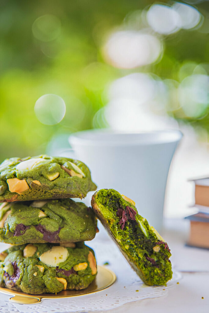 Chewy Matcha Cookies Recipe