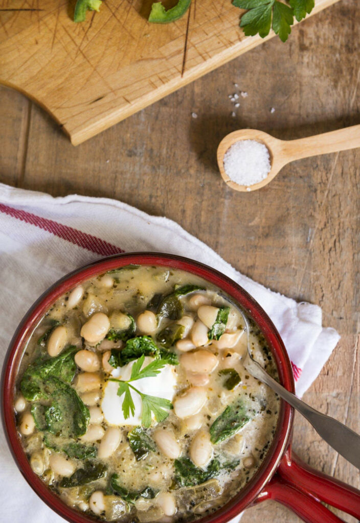 Spinach and White Bean Soup Recipe