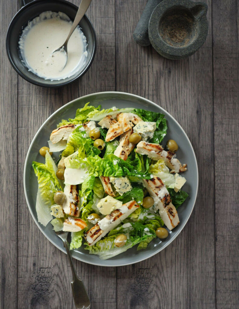 Chicken with Blue Cheese Salad Recipe