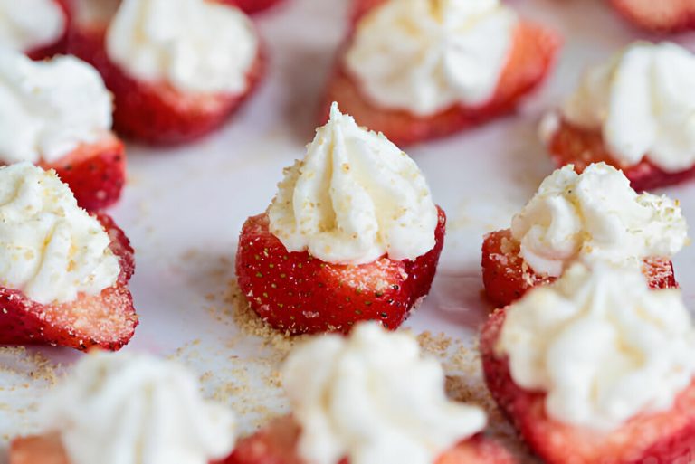 Strawberry Deviled Cheesecakes Recipe