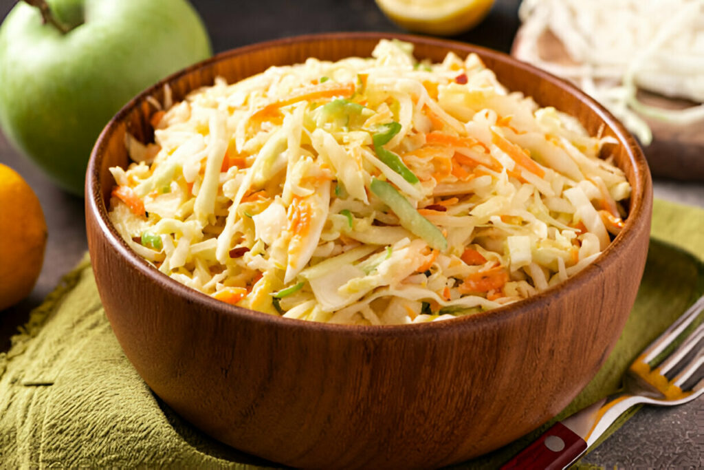 Spicy Creamy Coleslaw Recipe