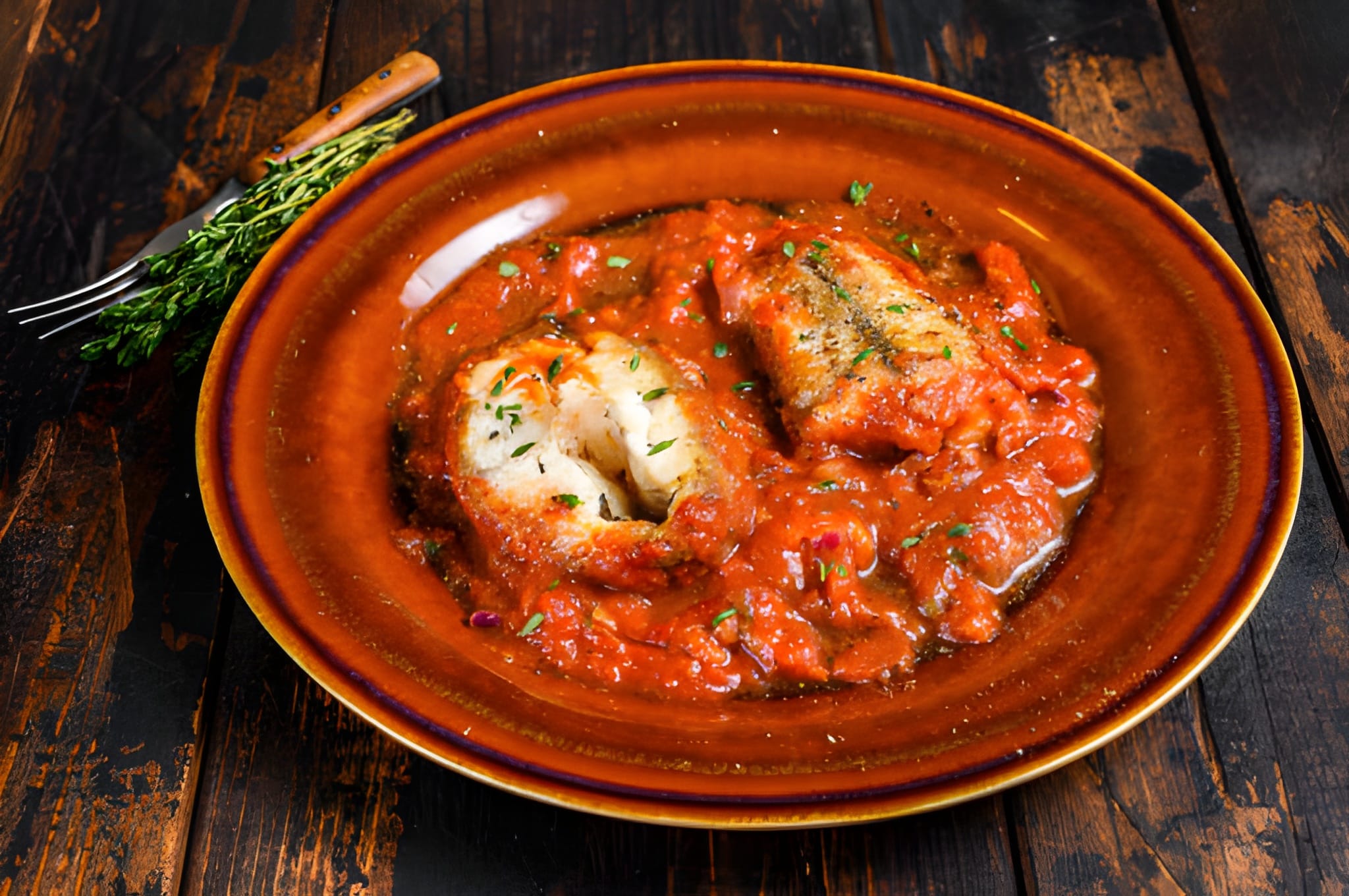 White Fish in Tomato Sauce Recipe