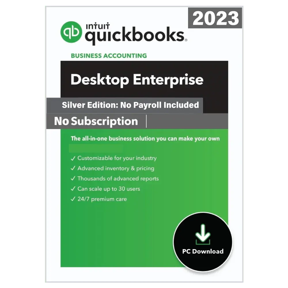 QuickBooks Desktop Enterprise Accountant Edition 2023 US for Windows