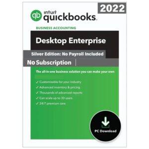QuickBooks Desktop Enterprise Solutions 2022 US for Windows