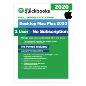 QuickBooks Desktop Mac Plus 2020 US