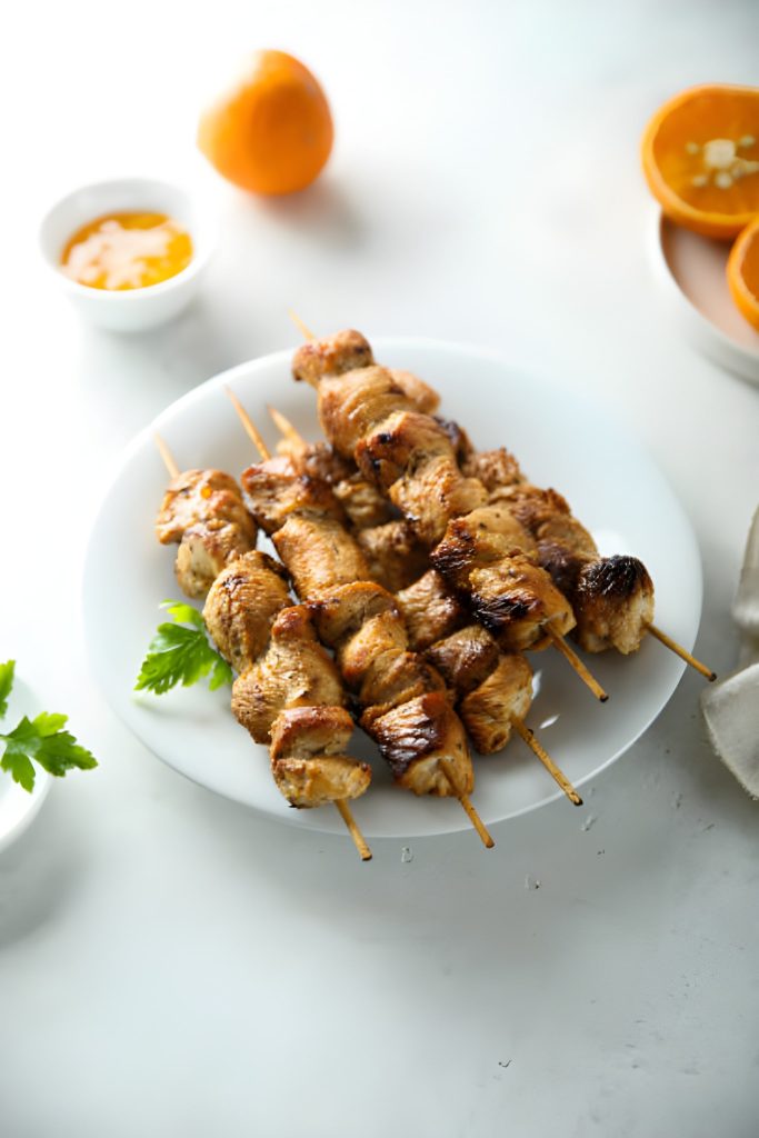 Citrus Marinated Chicken Skewers Recipe