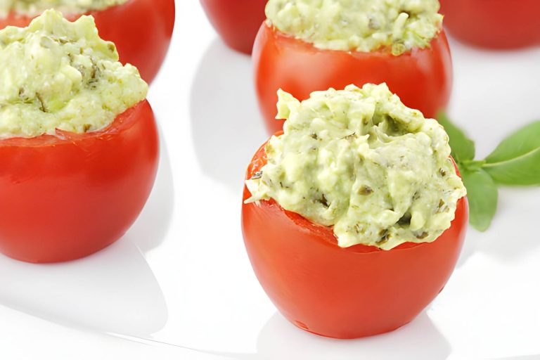 Guacamole Stuffed Tomatoes Recipe