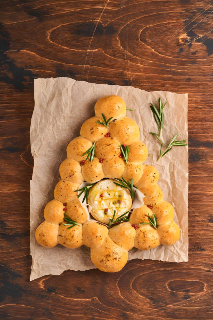 Christmas tree Camembert Recipe